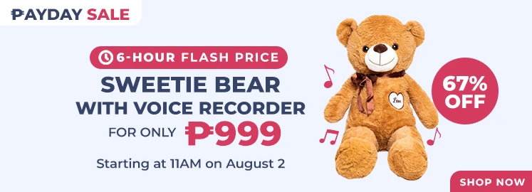 Potico LTO - Sweetie Bear w/ Voice Rec - Aug 2, 11am