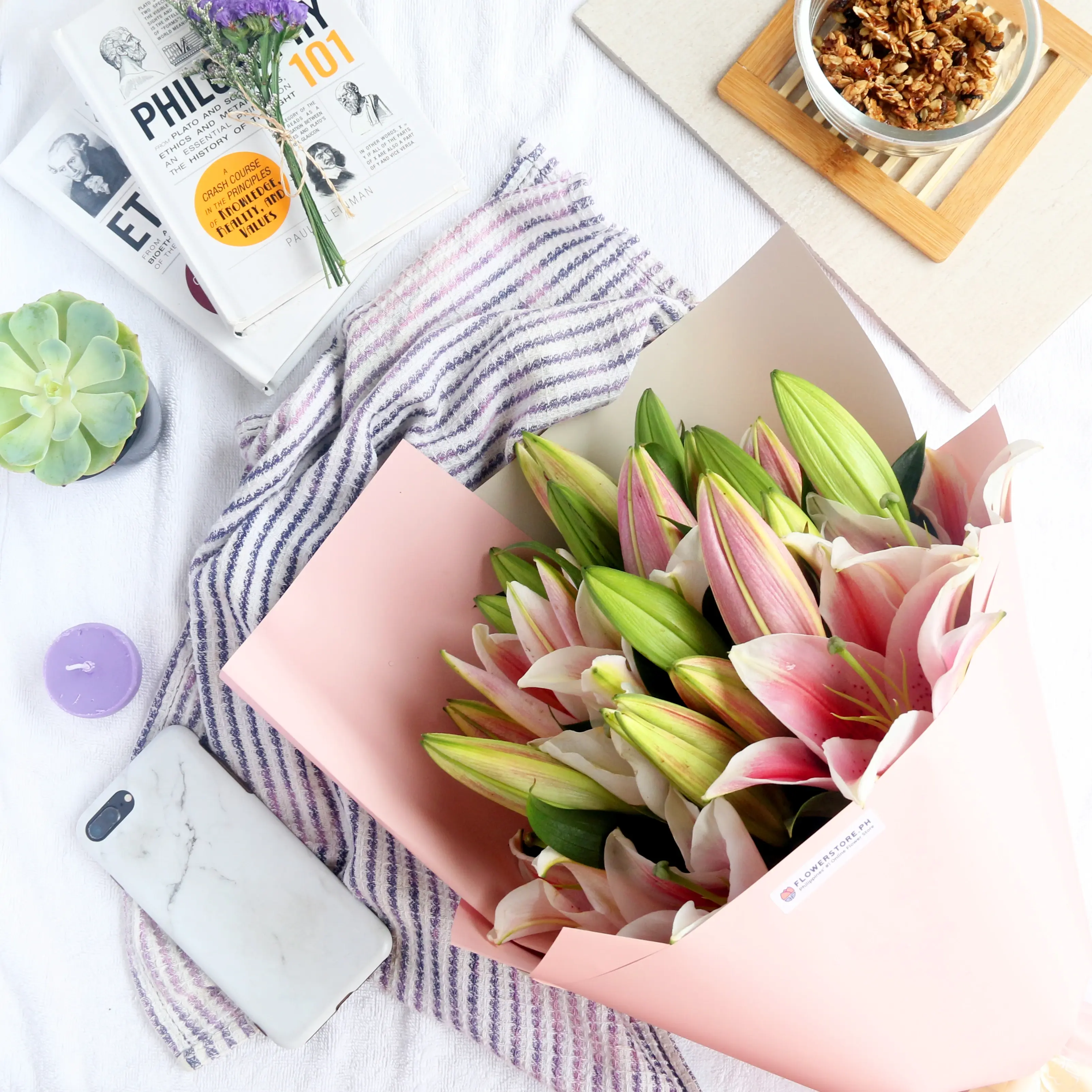 Beautiful fresh flower bouquet delivery