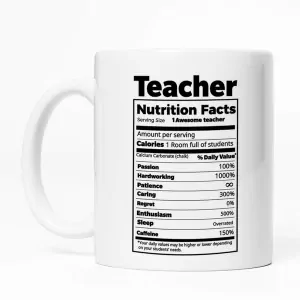 Teacher's Nutrition Facts Mug | Gifts | Potico - Potico.ph | Gifts For ...