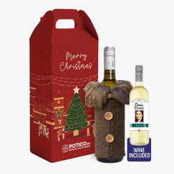 Christmas Wine Bottle Cover