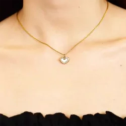 Larissa White Heart Necklace