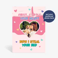 Personalized Furmom's Greeting Card