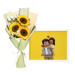 Sunlit Charm with Personalized Photo Frame