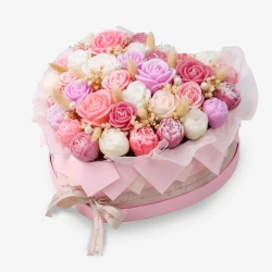 Blushing Ivory Candles