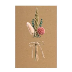 Dried Flower Greeting Card