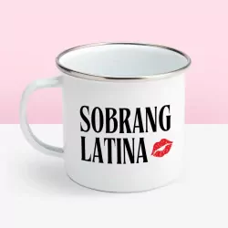 Sobrang Latina Enamel Mug
