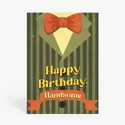 Handsome Birthday Greeting Card