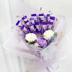 XOXO, Mauve Chocolate Bouquet