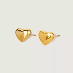 Adira Heart Stud Earrings
