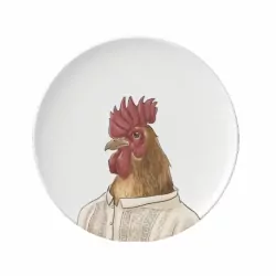 Animal Printed Porcelain Plate