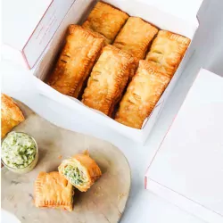 Cheesy Spinach Puff