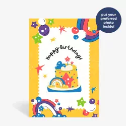 Personalized Happy Birthday Greeting Card.