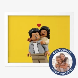 Custom Brick Style Photo Frame