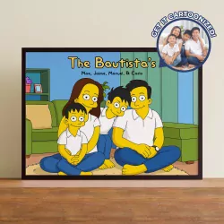 Cartoon Family Frame