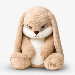 Grumpy Bunny Plushie
