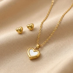 Heartfelt Necklace and Earring Bundle