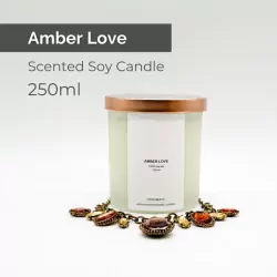 Amber Love Scented Soy Candle
