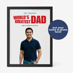 World's Greatest Dad Personalized Poster
