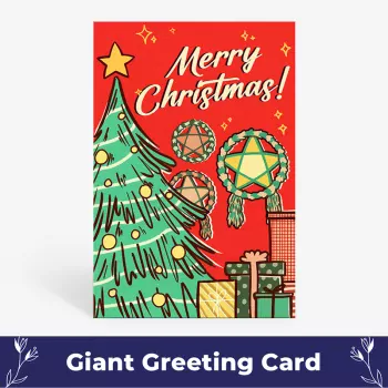 Merry Christmas Giant Card