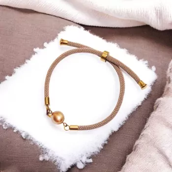 South Sea Gold Pearl Friendship Bracelet