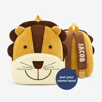 Personalized Plush Backpack