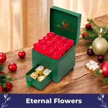 Red Eternal Christmas Box