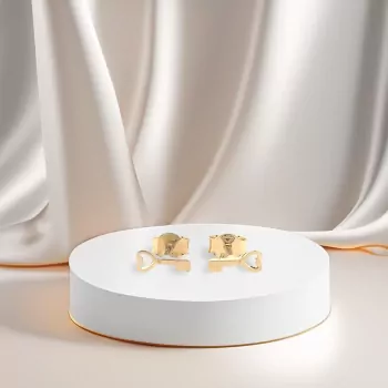 Precious Keys Earrings in 18K Yellow Gold - Online Gift Delivery