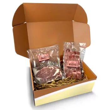 AUS Wagyu Cubes and USDA Ribeye Choice