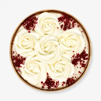 Red Velvet Desire Cake in Can.