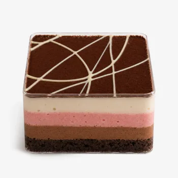 Neapolitan Square Cheesecake