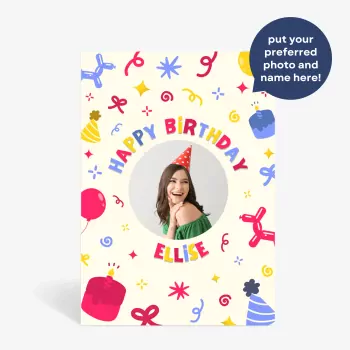 Personalized Birthday Greeting Card