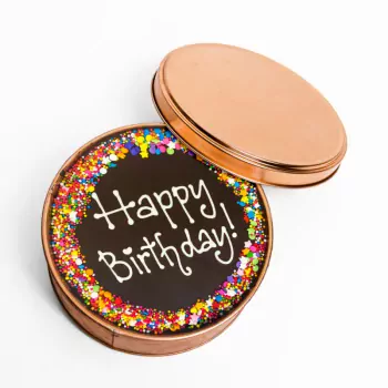 Happy Birthday Cake In Can