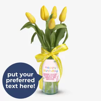Yellow Tulips (5 Stems)