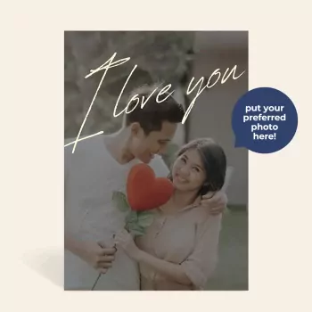 Personalized I Love You Greeting Card
