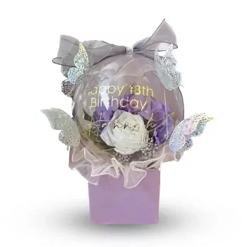 Sweet Pea Glass Ball
