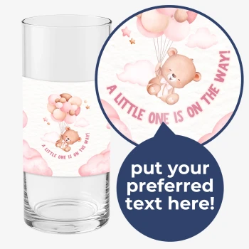 Little One Cylindrical Vase (Pink).