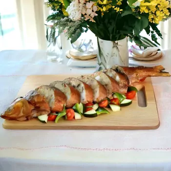 Rellenong Bangus w/ Gourmet Achara