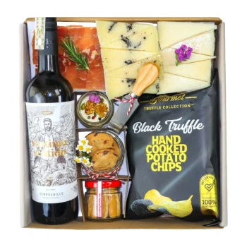 Red Wine and Cheese Gourmet Box