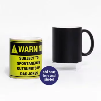 Dad's Humor Warning Mug