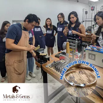 Make Your Own Bangle Workshop by Metals & Gems Jewelry Studio