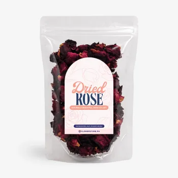 Dried Red Rose Petals