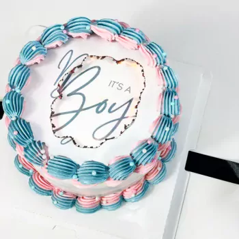 Burn Away Gender Reveal Cake - Potico.ph | Gifts For Any Occasion