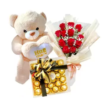 Passionate Red Giant Teddy Bundle - Online Gift Delivery - Philippines ...