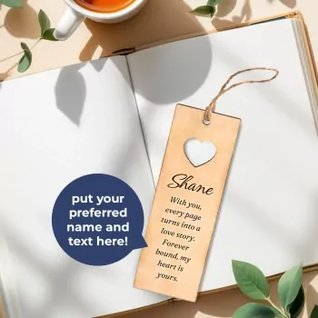 Personalized Wooden Bookmark