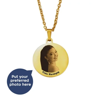 Photo Engraved Personalized Necklace