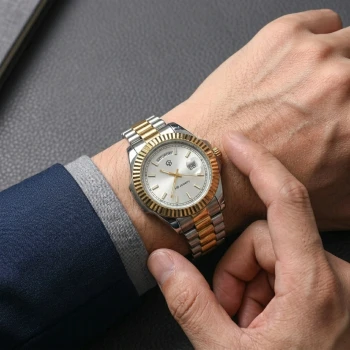 Corwinne Two-Tone Date Watch