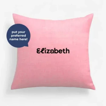 Embroidered Linen Pillow