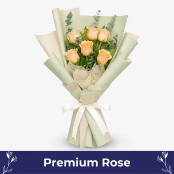 Adore (6 Premium Roses)