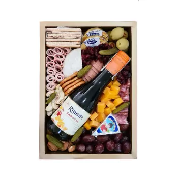Grazing Moyenne Box with 187ml Wine