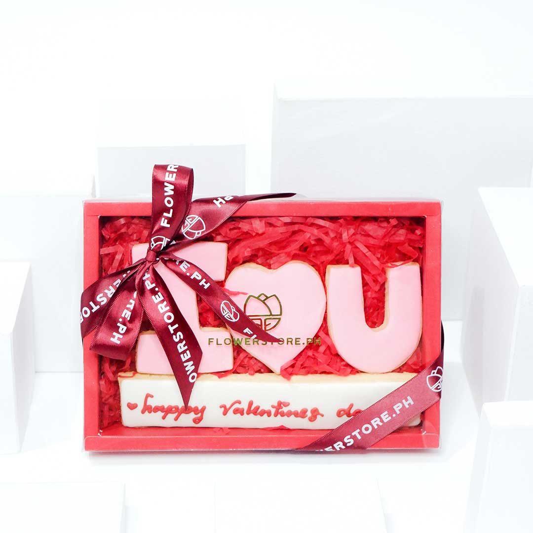 I ♡ U Sugar Cookies Online Gift Delivery Philippines Online Flowers